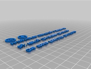 Geschenk-Platte Zeichen logos angepasst 3d print model - Mito3D