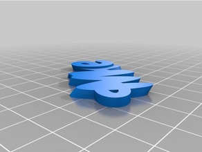 my customized iamburnys v2text -mike keyfob keychains 3d print model - Mito3D