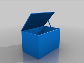 pivot prop front-opening box household 3d print model - Mito3D