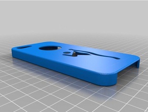iphone 55s swimmer case 3d printing apple smartphone sports swimming watersports 3d print model - Mito3D
