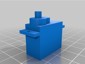radioshack micro servo 3d impresión 3d print model - Mito3D