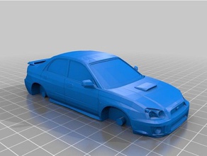 subaru impreza fdm los vehículos 3d print model - Mito3D