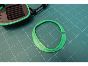 audeze sine over-ear pad adapter music earpad headphones 3d print model - Mito3D