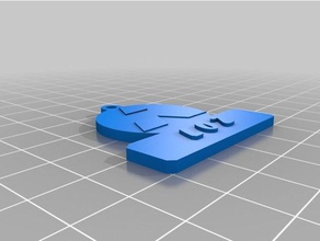 2 mitsu loz Anahtarlık özelleştirilmiş 3d print model - Mito3D