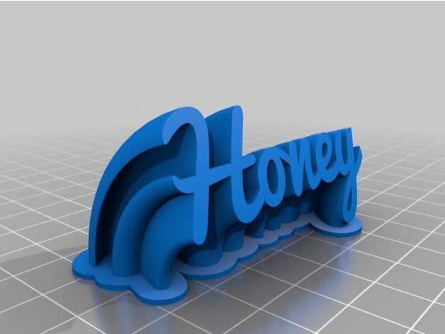 o mel office personalizado 3D print model - Mito3D