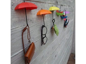 umbrella hook household supplies remixchallenge mount wall 3d print model - Mito3D