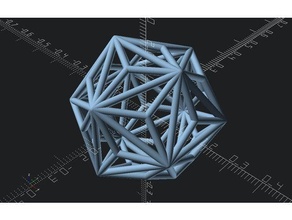 çift kesilmiş dodecahedron 3d baskı 3d print model - Mito3D