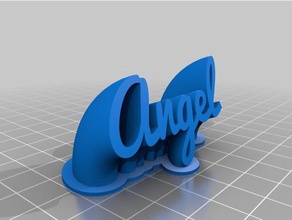 angel2 office personalizzato 3d print model - Mito3D