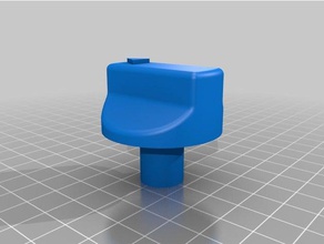fogão botão a cozinha jantar 3d print model - Mito3D