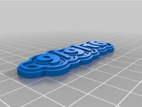 lusher Anahtarlık özelleştirilmiş 3d print model - Mito3D