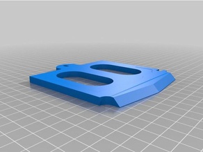 lulzbot taz 5 de impressão personalizada cabeça-de-chapa 3d a impressora partes taz5 3d print model - Mito3D