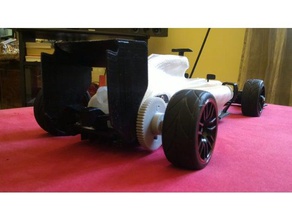 openrc carro de fórmula 1 remix veículos 3d print model - Mito3D