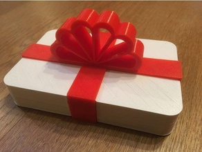 scad hediye kutusu açın dekor Noel dekorasyon 3d print model - Mito3D