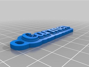 llavero carmen Anahtarlık özelleştirilmiş 3d print model - Mito3D