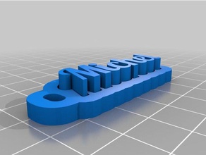 michel de porte-clés personnalisé 3d print model - Mito3D