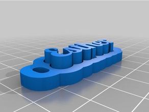 esther de porte-clés personnalisé 3d print model - Mito3D