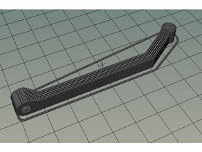arrma raider traseira camber link rc veículos 3dprintable a parte substituição 3d print model - Mito3D