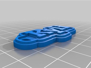 kyli Anahtarlık özelleştirilmiş 3d print model - Mito3D