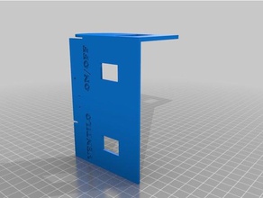 cache alimentation et support ventilateur anet a8 3d printing protection ventilo 3d print model - Mito3D