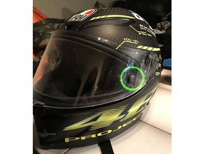 agv pinlock clipe veículos capacete pista 3d print model - Mito3D
