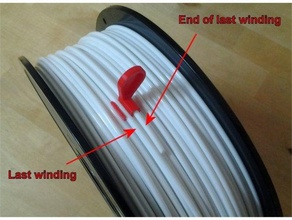 spool clip 285 filament 3d printers bracket clamp 3d print model - Mito3D