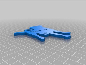 keira llaveros personalizado 3d print model - Mito3D