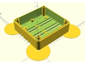 parametrico openscad base intel di 5 ° generazione nuc remixato gadget 3d print model - Mito3D