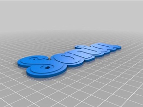 sonia i portachiavi personalizzato 3d print model - Mito3D