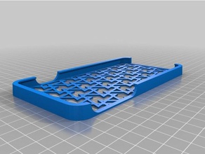 stencil caso mobile telefono personalizzato 3d print model - Mito3D