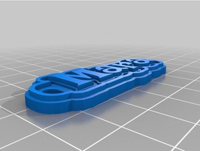 llavero mara 2 keychains customized 3d print model - Mito3D