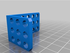 my customized makeblock parametric bracket 2 robotics 3d print model - Mito3D