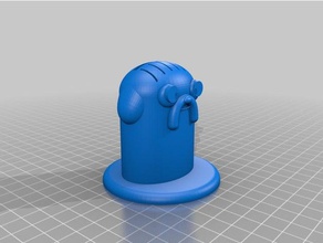 jake dog sd card holder computer adventure time micro 3d print model - Mito3D