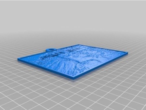 otopark laura 2d sanat özelleştirilmiş 3d print model - Mito3D