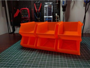 stackable storage box organization 3d print model - Mito3D