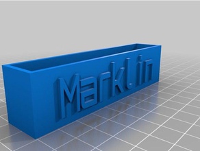 marklin card holder office customized 3d print model - Mito3D