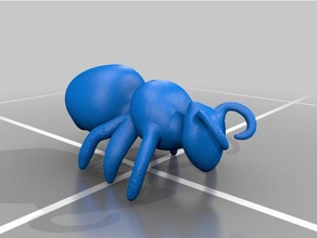 ant cartone animato animali bug 3d print model - Mito3D