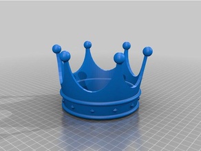 principessa corona accessori 3d print model - Mito3D