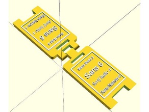 parametrico a pavimento segni loghi 3d print model - Mito3D