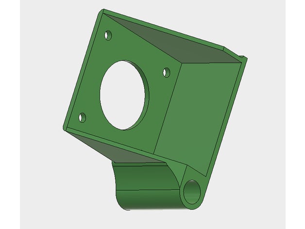 e3d titan extruderbracket varilla roscada de m8 la impresora extrusoras antoled bowden extrusor e3d-titan fusion 360 opensource prusai3 3D print model - Mito3D