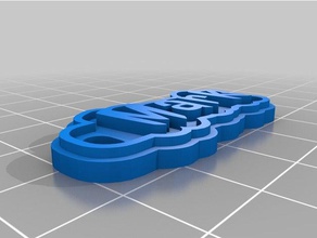 marcos chaveiro chaveiros personalizado 3d print model - Mito3D