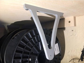 filament spool bracket 3d printer accessories holder 3d print model - Mito3D