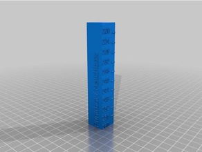 meu personalizados calibração de temperatura torre 3d impressão testes 3d print model - Mito3D