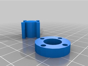 trapezoidal t8 leadscrew nut mount 3d printer parts 3d print model - Mito3D