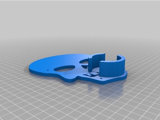 arcade cranio cavo di alimentazione supporto video giochi remixchallenge 3D print model - Mito3D