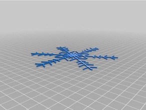 james snowflake2 interactive Kunst angepasst 3d print model - Mito3D