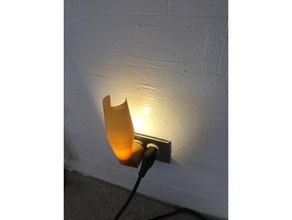 muy brillante luz de la noche openscad decoración diy electrónica iluminación lámpara 3d print model - Mito3D