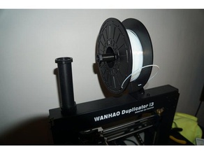 20 mm filament spool holder wanhao duplicator i3 3d Drucker Zubehör 3d print model - Mito3D