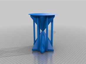 hourglass 1 hour gadgets 3d print model - Mito3D