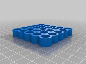my customized parametric bottle tray2 organization 3d print model - Mito3D