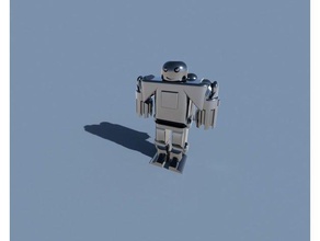 foguete robo modelo robôs 3d print model - Mito3D